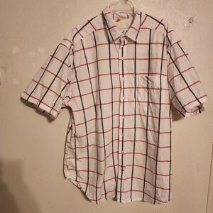 Nautica '99 Yacht Club Button Down Short Sleeve Shirt Cotton 2X
